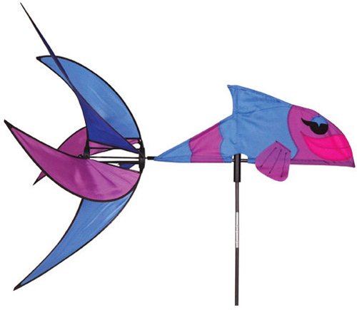 Premier 25323 Wind Garden Aquatic Life Wind Spinner, Tropical Fish