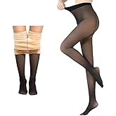 ALYNE Winter Warm Thermal Fleece Lined Thick Tights Women Slim Fit Leggings Pants Waist (Size : 26 to 34 Inch Stretchable)