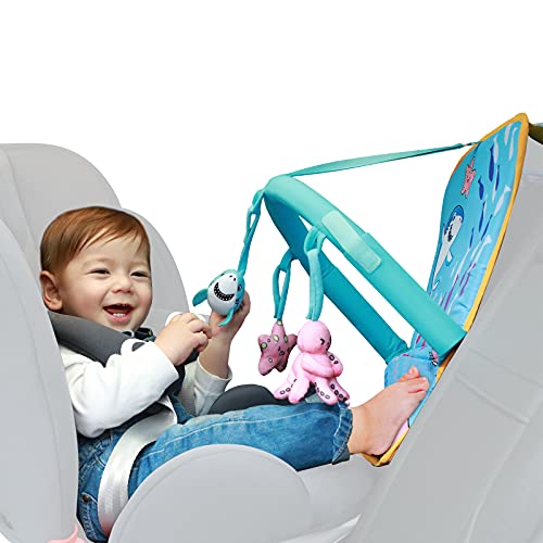 Car Seat Toys for Infants,Strap Adjustedable,Easy to Reach,Sensory Toy Perfect for 0-6-24 Months Babies Boy,Girl and Up…
