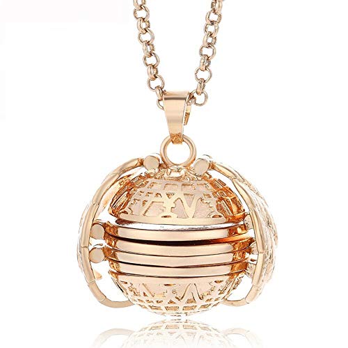 Mghome Expanding Photo Locket Necklace Pendant Gift Jewelry Decoration for Women Lady