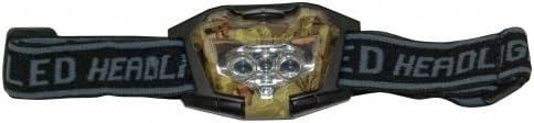 GreatLite 32902 3AAA 3 LED Camo Headlamp, Black, Blue and Gold