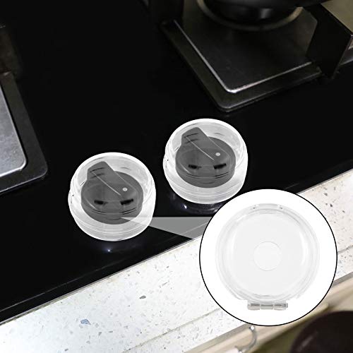 12 Pack Clear Stove Knob Covers, Child Safety Guards, Stove Guard with