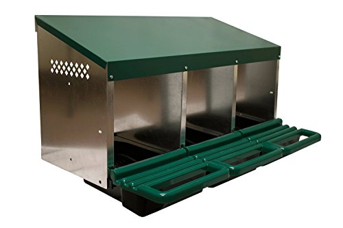 Homestead Essentials Roll Out Poultry Nesting Box for Chickens - 3 Compartment - 2 Pack