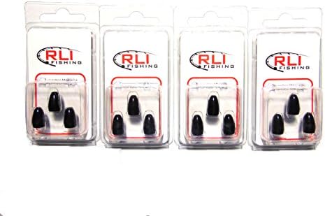 12 pc RLI Fishing 1/4 oz. Tungsten Fishing Bullet Weight