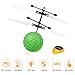Slepwel UFO Flying Ball Magic led Light with Remote (Green)
