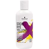 Schwarzkopf Goodbye Yellow Neutralizing Shampoo - Purple Shampoo for Blonde Hair - Colour Toner Eliminates Brassy Yellow Tone