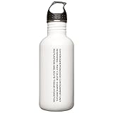 CafePress - Dihydrogen Monoxide Containment Water Bottle - Stainless Steel Water Bottle, 1.0L Sports Bottle