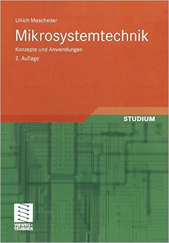 Mikrosystemtechnik Konzepte Und Anwendungen German Edition Mescheder Ulrich 9783519162568 Amazon Com Books