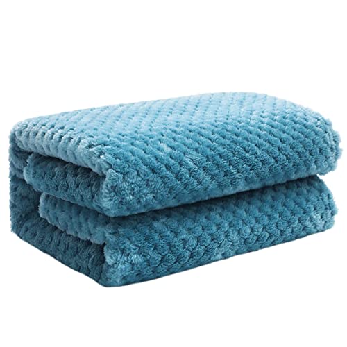 Exclusivo Mezcla Waffle Textured Fleece Baby Blanket, Soft and