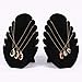 Foraineam 10 Pack Necklace Jewelry Display Stand Velvet Jewelry Easel, Pendants Bracelets Chains Organizer Holder