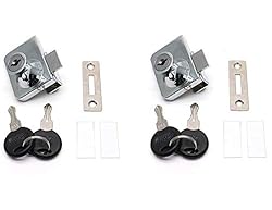 2Pcs Glass Cabinet Lock with 2 Keys Glass Single