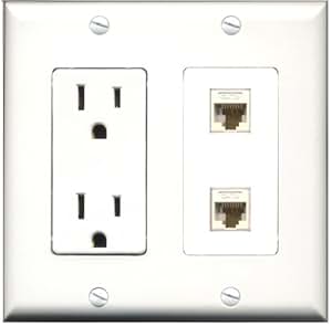 Riteav – Placca Da Parete Decora Con Presa 15A E Porte HDMI + Toslink – Connessione Tool-less - 5