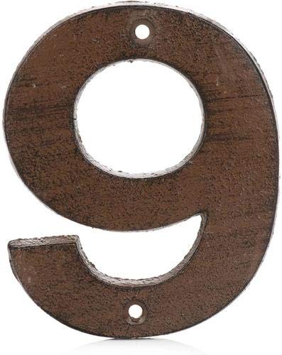 Cast Iron Door Numbers 0-9 (9)