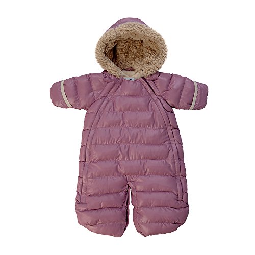 7AM Enfant Doudoune One Piece Infant Snowsuit Bunting, Lilac, Large