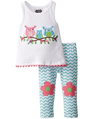 Baby Girls' Owl Tunic and Legging Set