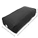 Incline Fit Round and Rectangle Supportive Yoga Bolster Filled with Cotton and Includes Machine Washable Cotton Cover and Cary Handle, Rectangle, Onyxthumb 1