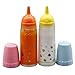 Livoty 2 Pcs Bottle Toys, Magic Juice and Milk Bottle Set Baby Dolls Accessories Gift Toy for Kid Children Baby Toddler Boy Girl (Multicolor)