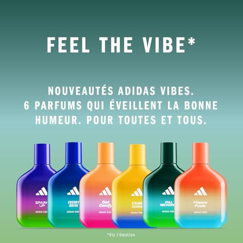 - Eau de Parfum unisexe Vibes Full Recharge, parfum longue tenue - Feuille de Cèdre et Sauge Sclarée - 100 ml