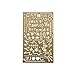 Chris.W Portable All-in-One Stainless Steel 60 Apertures Stencil Drawing Template Number Alphabet Icon Tool Diy Photo Album Accessories Ruler