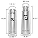 Glacier Point Vacuum Insulated Stainless Steel Water Bottle (18OZ | 32OZ). Zero Plastic, Wide Mouth, Double Walled Construction, Zero Condensation! (32 OZ)