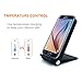 Coofun Foldable Wireless Charger, 3 Coils Qi Wireless Charging Pad for Samsung Galaxy S7/ S7 edge /S6 Edge Plus/S6 Edge/S6/S8/S8 Plus, iPhone 8/8 Plus/iPhone X and All Qi-Enabled Devices (Black)