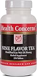 Health Concerns - Nine Flavor Tea - Modified Liu Wei Di Huang Herbal Supplement - 270 Tablets
