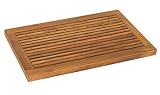 Bare Decor Dasha Spa Shower or Door Mat, 31.5 by 17.75-Inch, Solid Teak Wood and Oiled Finish