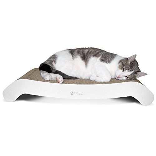 PetFusion FlipPad Cat Scratcher Lounge, 27 Inch Reversible Cat