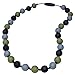Sensory Oral Motor Aide Chewelry Necklace - Chewy Jewelry for Sensory-Focused Kids with Autism or Special Needs - Calms Kids and Reduces Biting/Chewing/Fidgeting – Camo (Black/Grey/Green)
