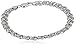 Italian Sterling Silver Light Rosetta Rope Bracelet, 7.5
