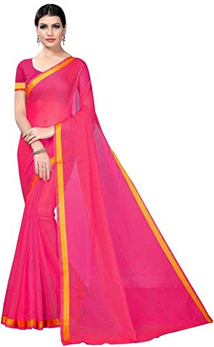 TDC Games Cotton Saree with Blouse Piece