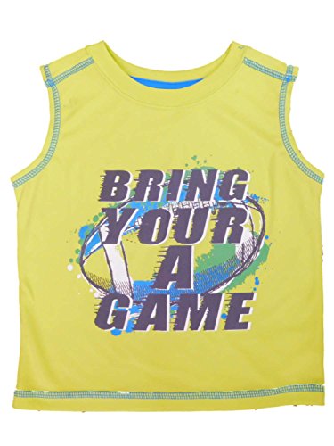 Peanut & Ollie Infant & Toddler Boys Bring Your A Game Football Tank Top 3T