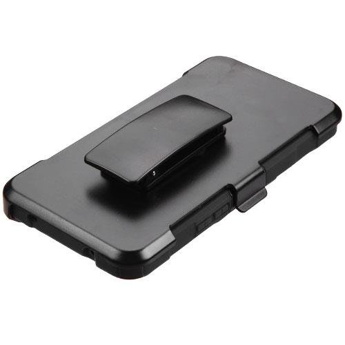 For ZTE ZFive G LTE Z557BL / ZTE ZFive C Z558VL / ZTE Avid 4 / ZTE Fanfare 3 / ZTE Blade Vantage / ZTE Tempo X / ZTE Tempo Go Case Armor Hybrid Cover Stand LuxGuard Holster (CrossHatch Print)