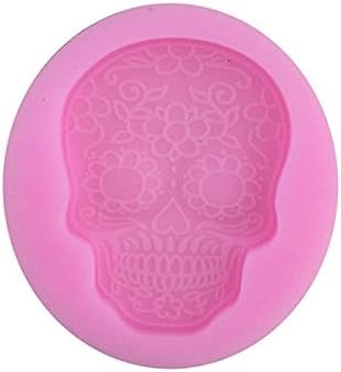 Lanbowo Home Kitchen Baking Silicone Mold Sugar Cake Decoration Tool Skull Fondant Cakes Mould