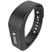 Juboury Wireless Activity Fitness Tracker Smart Band Bluetooth Pedometer Sports Bracelet with Sleep Monitor Calories Consumption (Drak-black)