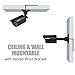 ISEEUSEE 720P Video Security Camera 1.3MP 1200TVL Indoor/Outdoor Night Vision Bullet Video security Cameras- Black