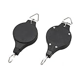 UEB 2X Retractable Pulley Hanging Basket Pull Down Hanger Garden Baskets Pot