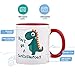 BLEUM CADE Funny Coffee Mug Don’t be A Cuntasaurous Tea Cup Coffee Mug Novelty Funny Gift Mug for Christmas Birthday Friends Kids Animal Lover
