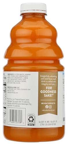 RW KNUDSEN VARIETY PACK LOWER SUGAR NO SUCRALOSE 100% JUICE 48 FL OZ PLASTIC BOTTLE 5 PACK