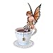 Pacific Giftware PTC 6.25 Inch Warm Toes Fairy in Tea Cup Mystical Statue Figurine