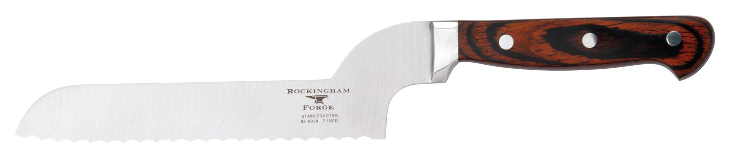 Rockingham Forge RF Essentials 8000 Series 7” Cranked Slicer, Stainless Steel