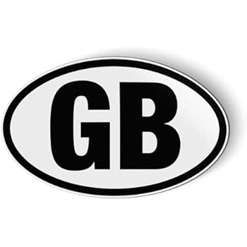 GB Oval - Flexible Magnet - Car Fridge Locker - 5.5