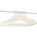 Closet Complete Premium Quality Velvet Hangers, Ivory Set of 50