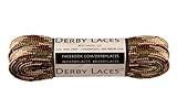 Camouflage 72 Inch Waxed Skate Lace - Derby Laces for Roller Derby, Hockey and Ice Skates, and Boots