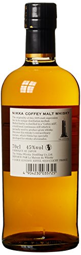 Nikka I Coffey Malt Whisky I inklusive Geschenkverpackung I Zitrusfruchtige und pikante Aromen I 45% Vol. I 700 ml – Bild 4
