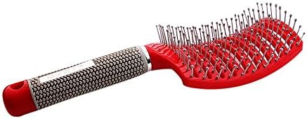 Brendacosmetic Home Use Hair Styling comb Bend comb hair Brush for Hair Care ,Daily Scalp Massage Comb Ribs Comb hair Styling Tools for Smoothing Therapy