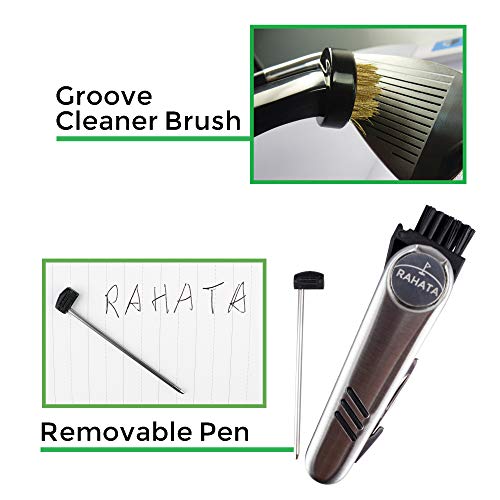RAHATA 7-in-1 Golf Multitool Including Divot Repair,Groove Cleaner Brush,Cleat Tightener,Ball Maeker,Pocket Knife and Removable Pen,All You Need on The Golf Course - Thumbnail 4