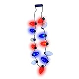 Nicky Bigs Novelties Light Up 4th of July Necklace