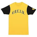Wu-Tang Clan C.R.E.A.M. Logo Adult T-shirt - Yellow