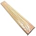 Mohy Marshmallow S'mores Roasting Sticks 36 Inch Long 5mm Thick Heavy Duty, 110 Pieces. Disposable Wooden Skewers w/Portable Cloth Bag, Perfect for Fire Pit Hot Dog Sausage Decoration, Safe for Kids